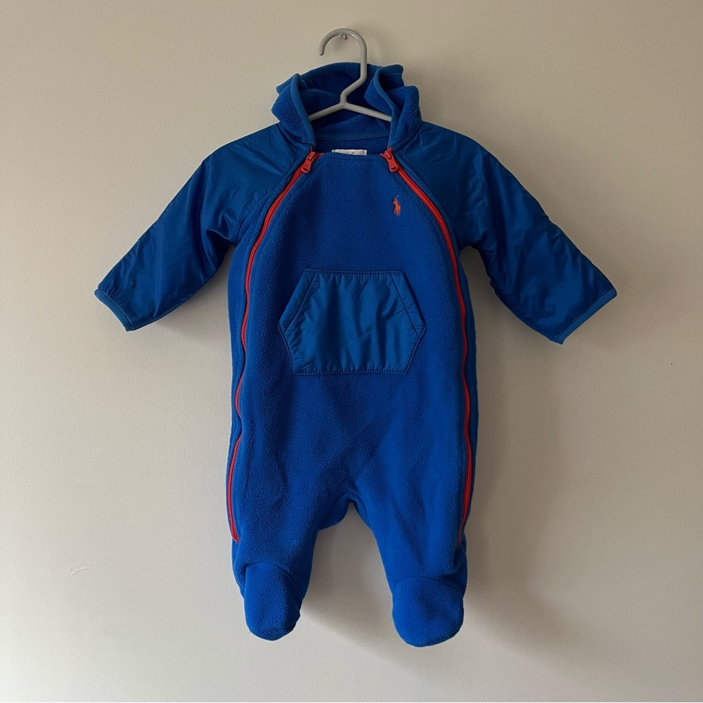Kids Ralph Lauren Fleece Baby Bunting 3m